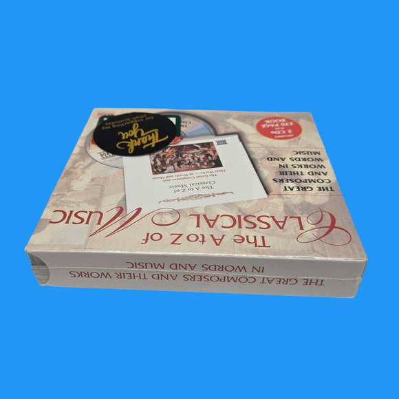 NEW 1995 The A to Z of Classical Music Great Composers 2CDs +270 Pg Booklet READ - Picture 9 of 9